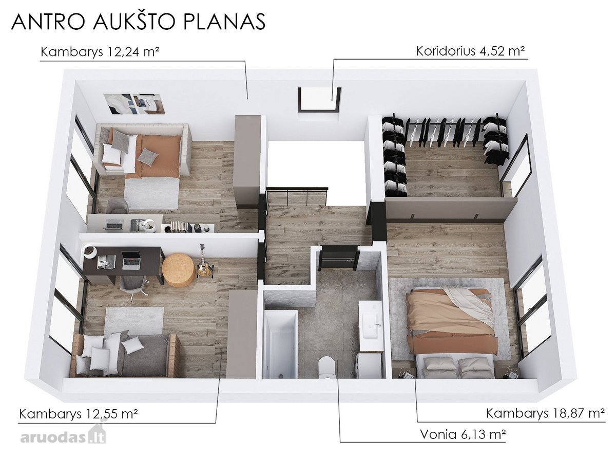 Kalnėnų namai – miesto ir gamtos sinergija, - nuotraukos Nr. 15