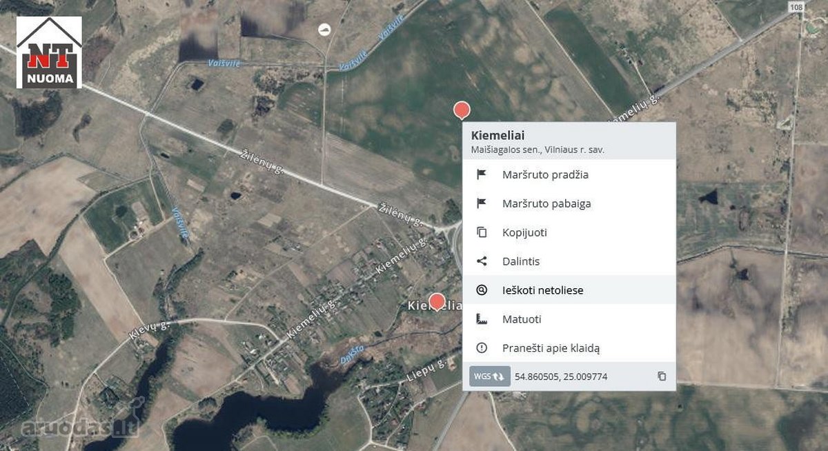 Parduodamas 12,29 ha sklypas Kiemellių kaime, - nuotraukos Nr. 10