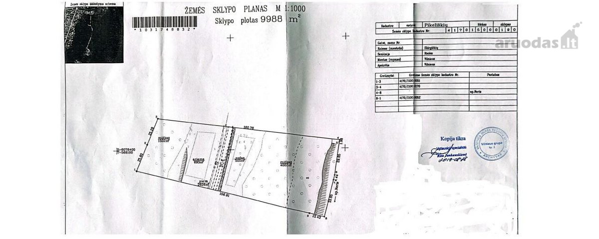 Parduodamas 99.91 aro žemės sklypas. Sklypas - nuotraukos Nr. 10