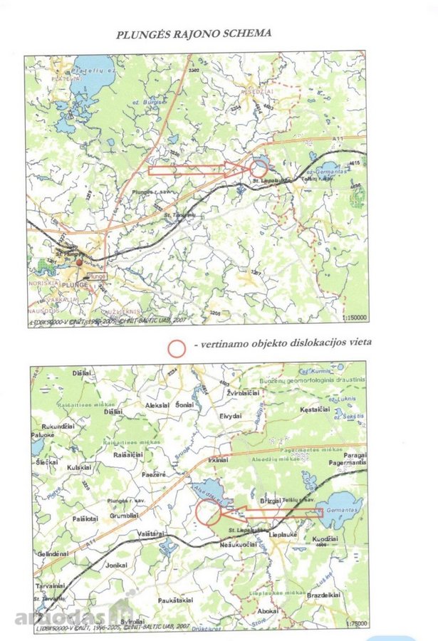 Parduodamas 23,56 ha žemės ūkio paskirties