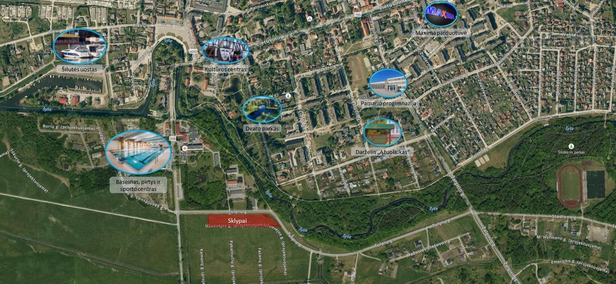 Parduodami 7 erdvūs sklypai Šilutės mieste - nuotraukos Nr. 7