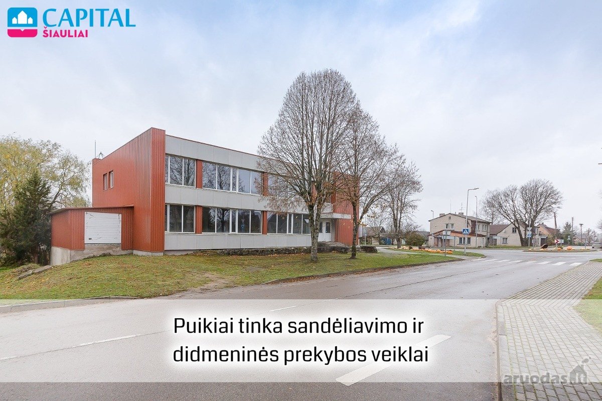 Komercinis Pastatas Strateginėje Vietoje –