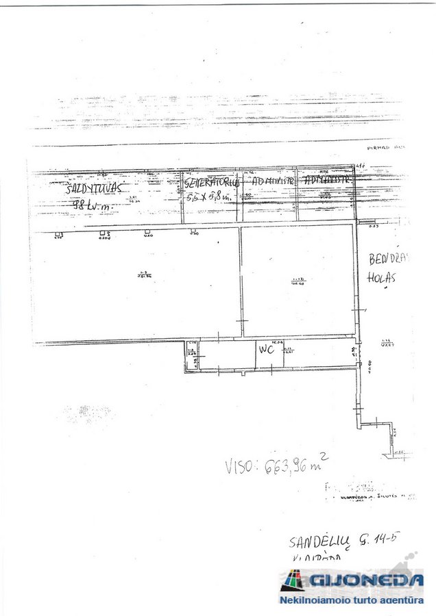 Išnuomojamos 665 m² ploto sandėliavimo patalpos. - nuotraukos Nr. 15