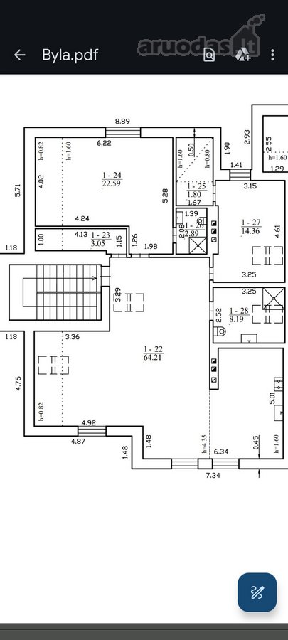 Parduodamas 3/4 kambariu butas (118m2) - nuotraukos Nr. 24