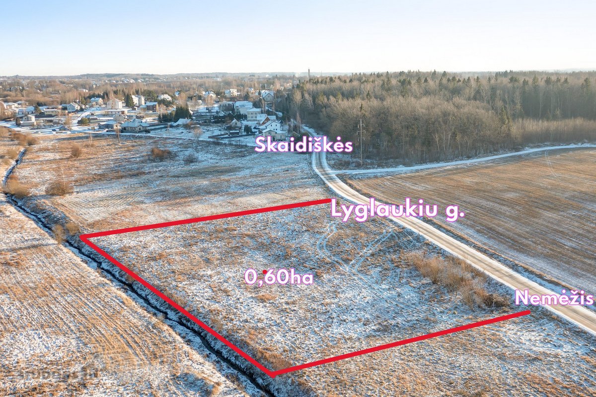 Parduodamas labai geroje vietoje 0.6ha žemės - nuotraukos Nr. 3