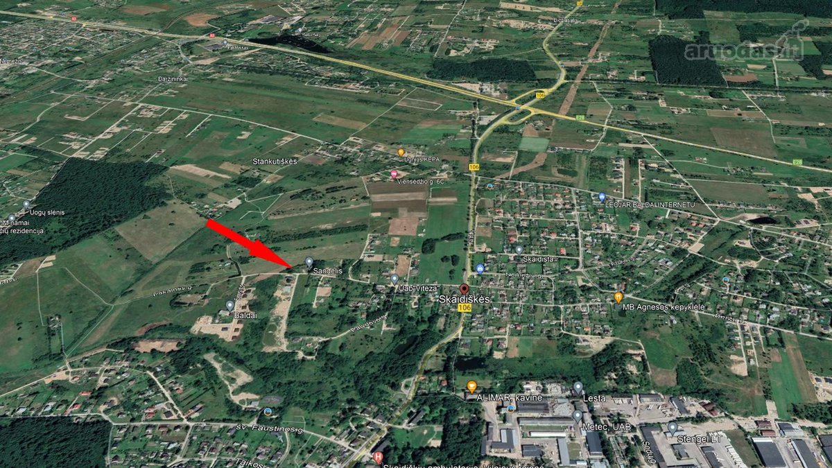 Be tarpininkų parduodamas 21 a sklypas (namų - nuotraukos Nr. 7