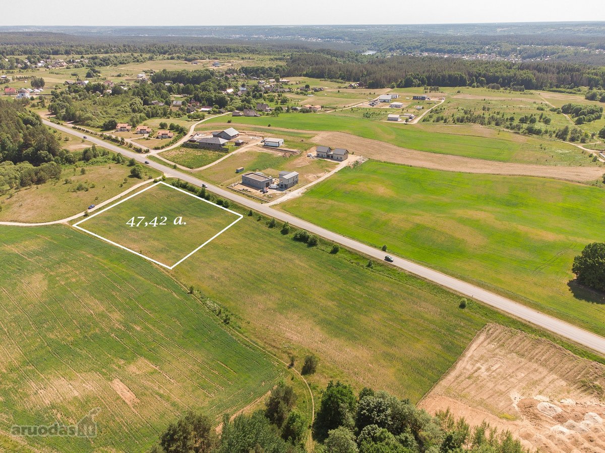 Vilniaus raj. parduodamas 47,42 a. žemės ūkio