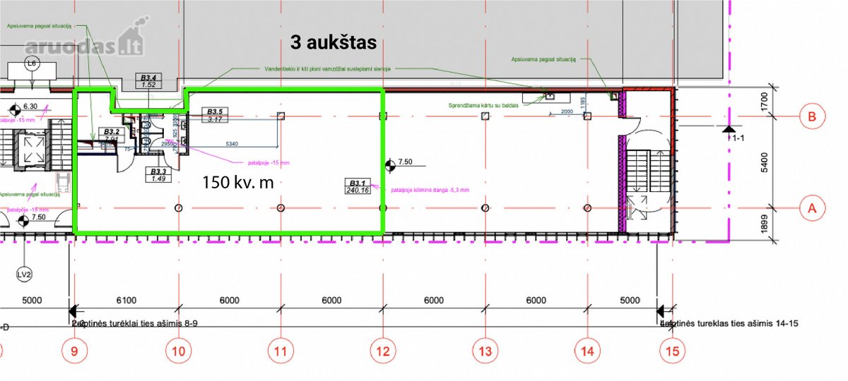 Nuomojami biurai naujame verslo centre U239. - nuotraukos Nr. 11