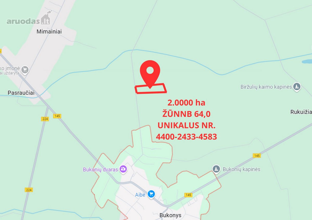 Parduodamas Derlingas 2 ha (200 a.) Žemės - nuotraukos Nr. 2