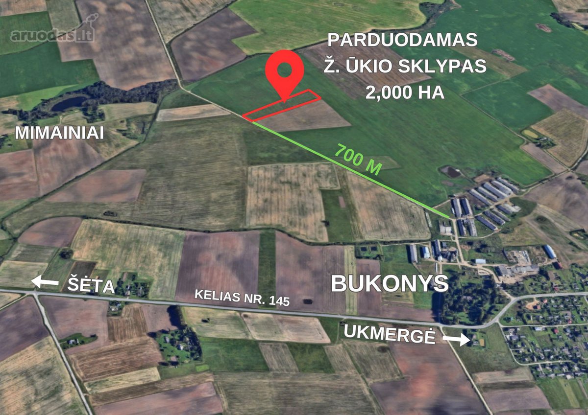 Parduodamas Derlingas 2 ha (200 a.) Žemės - nuotraukos Nr. 5