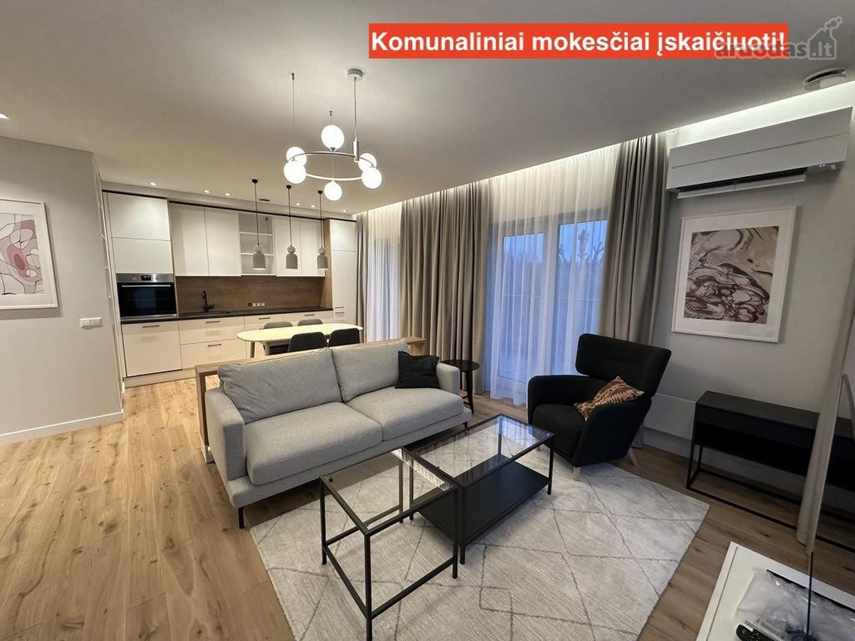 Pilnai Įrengti Ir Erdvūs Butai Patraukliame