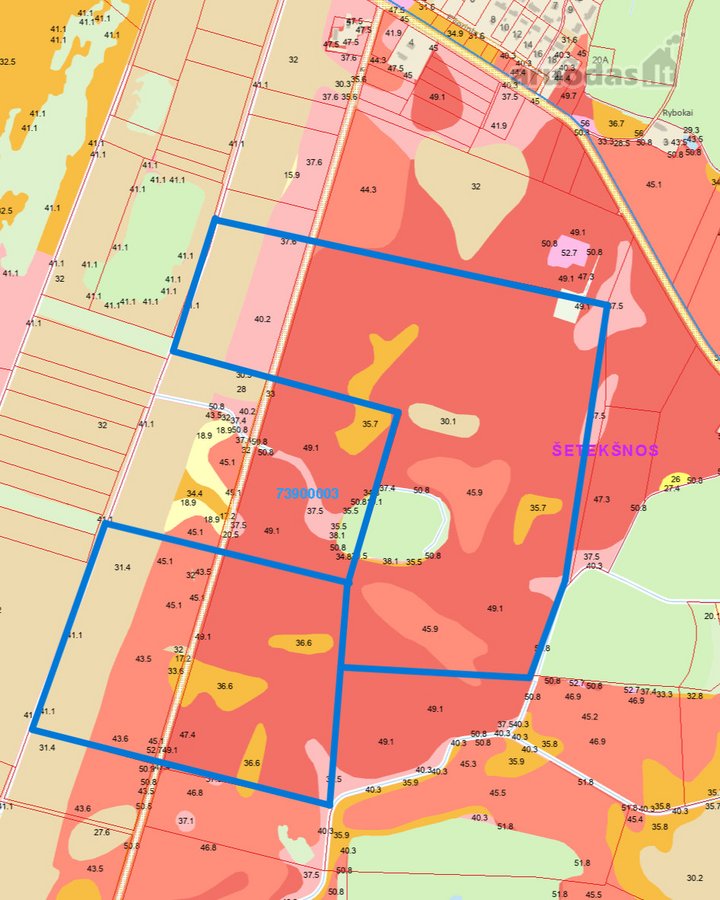 50,623 ha (350 Eur/ha už metus), Dirbti - nuotraukos Nr. 3