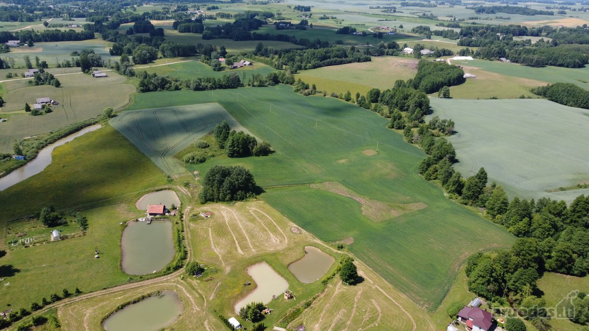 Parduodamas sklypas pro kurį teka upė Zembrė. - nuotraukos Nr. 6