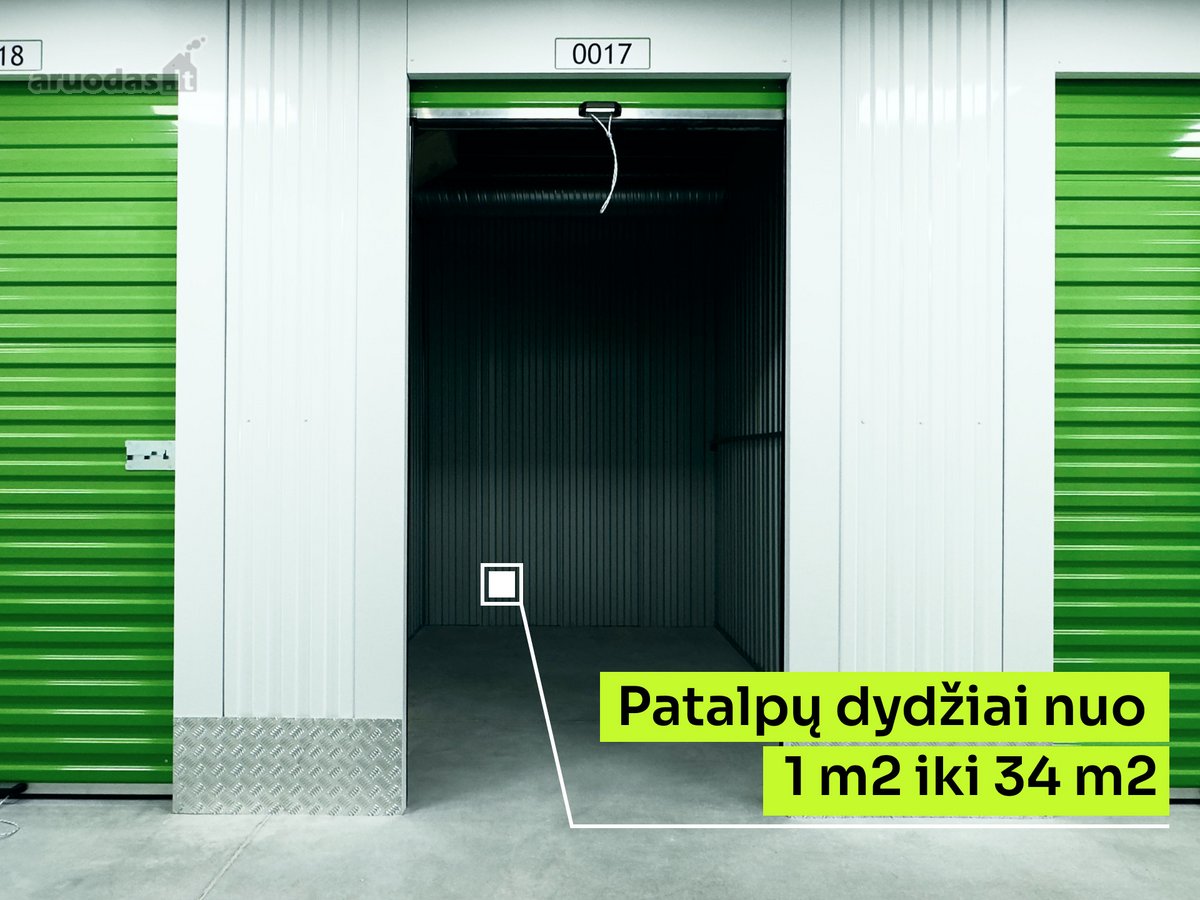 Sandėliukų nuoma trumpalaikė - ilgalaikė