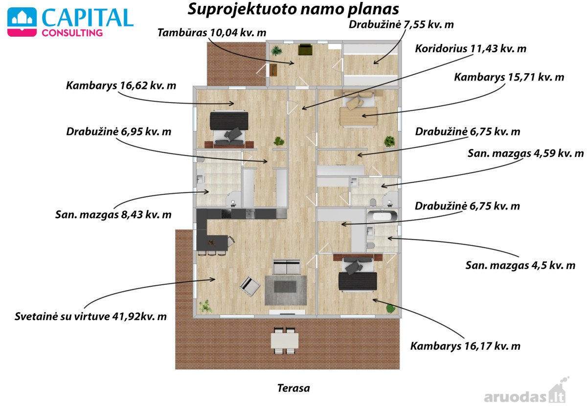 Parduodamas perspektyvus namų valdos sklypas - nuotraukos Nr. 11