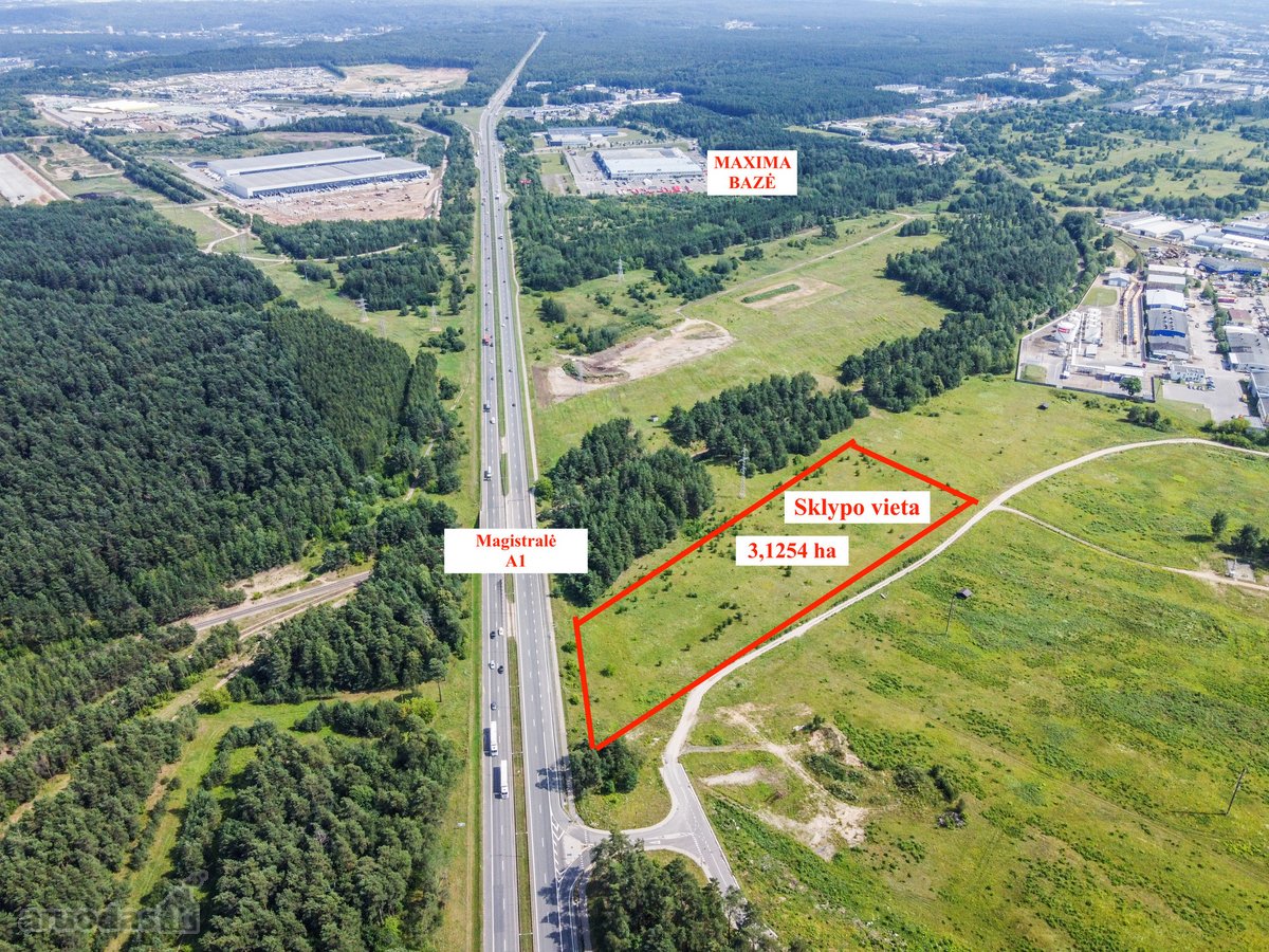 Parduodamas 3,1254 ha ploto Žemės Sklypas