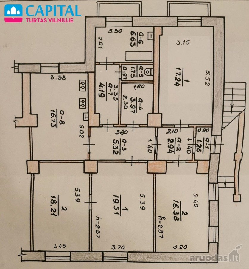 Parduodamas Erdvus 4-5 Kambarių Butas - nuotraukos Nr. 6
