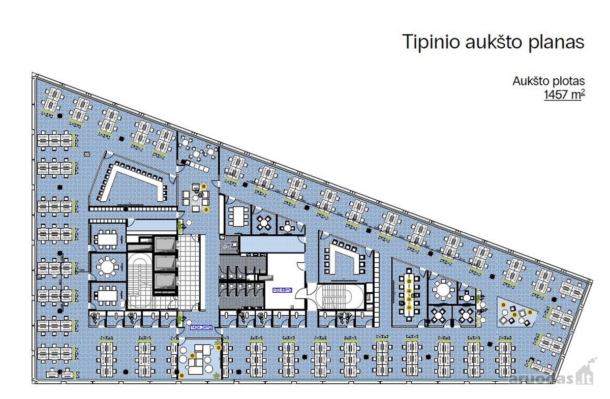 Nuomojamos biuro patalpos ,Uptown park 2" - nuotraukos Nr. 8