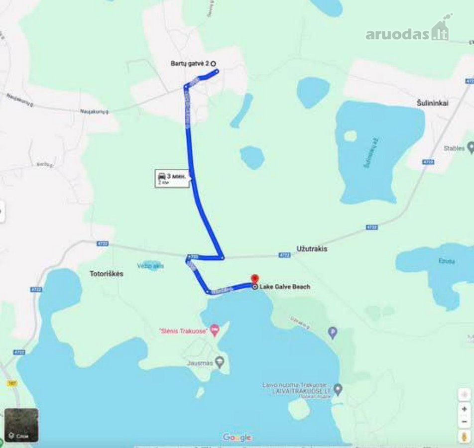 Tik 600 m nuo Angelų Kalvos, 8 ežerų