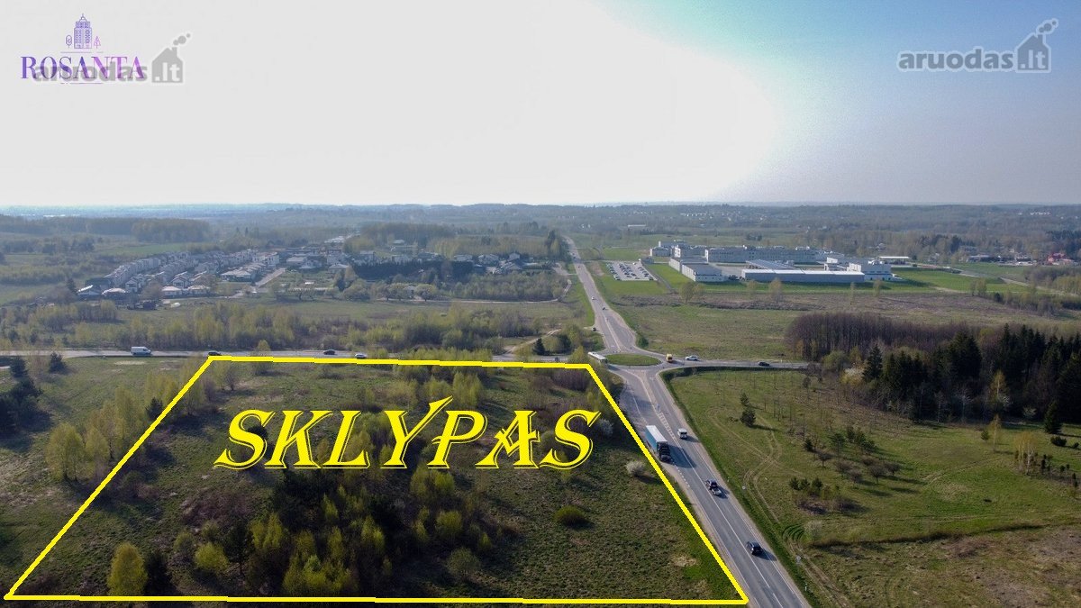 Parduodami 2 Sklypai Prie Pat Sankryžos