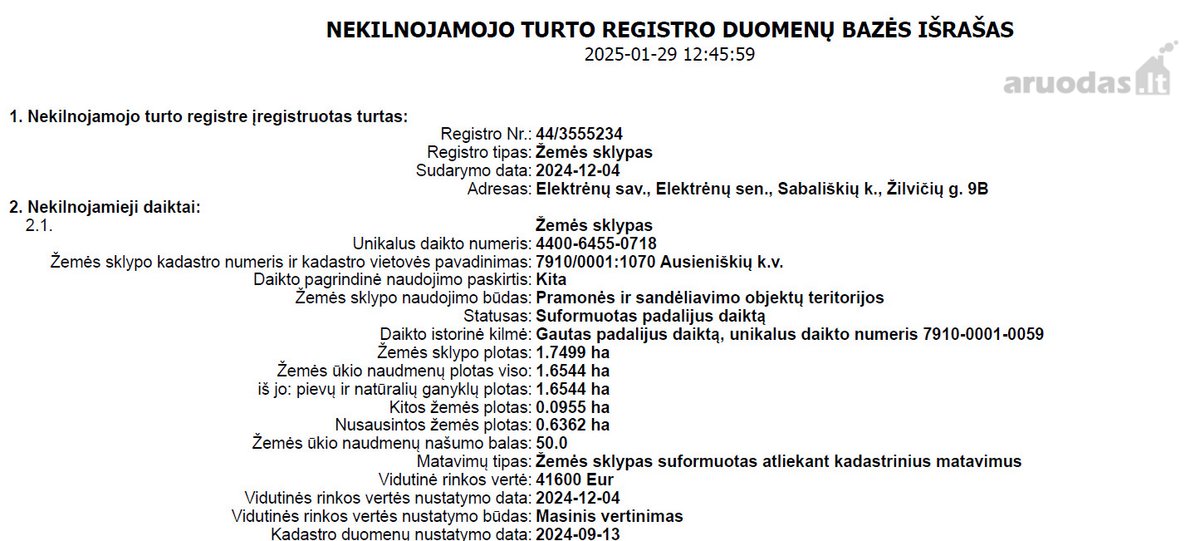 Parduodami keturi sklypai po 88 arus pramonės - nuotraukos Nr. 11