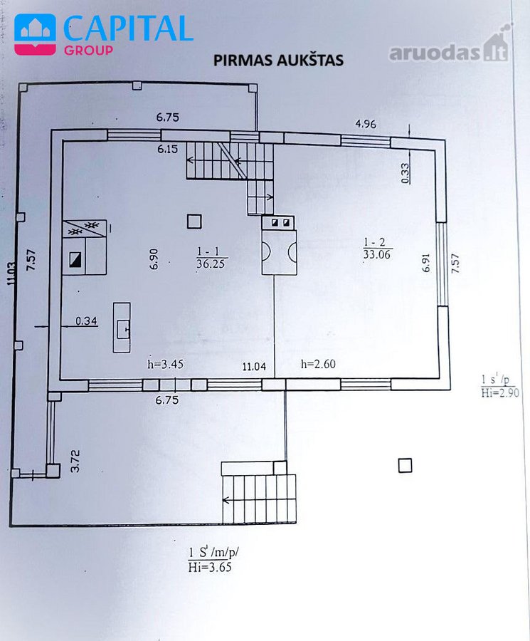 Parduodamas Sodo Namas Su Garažu Prie Pat - nuotraukos Nr. 21