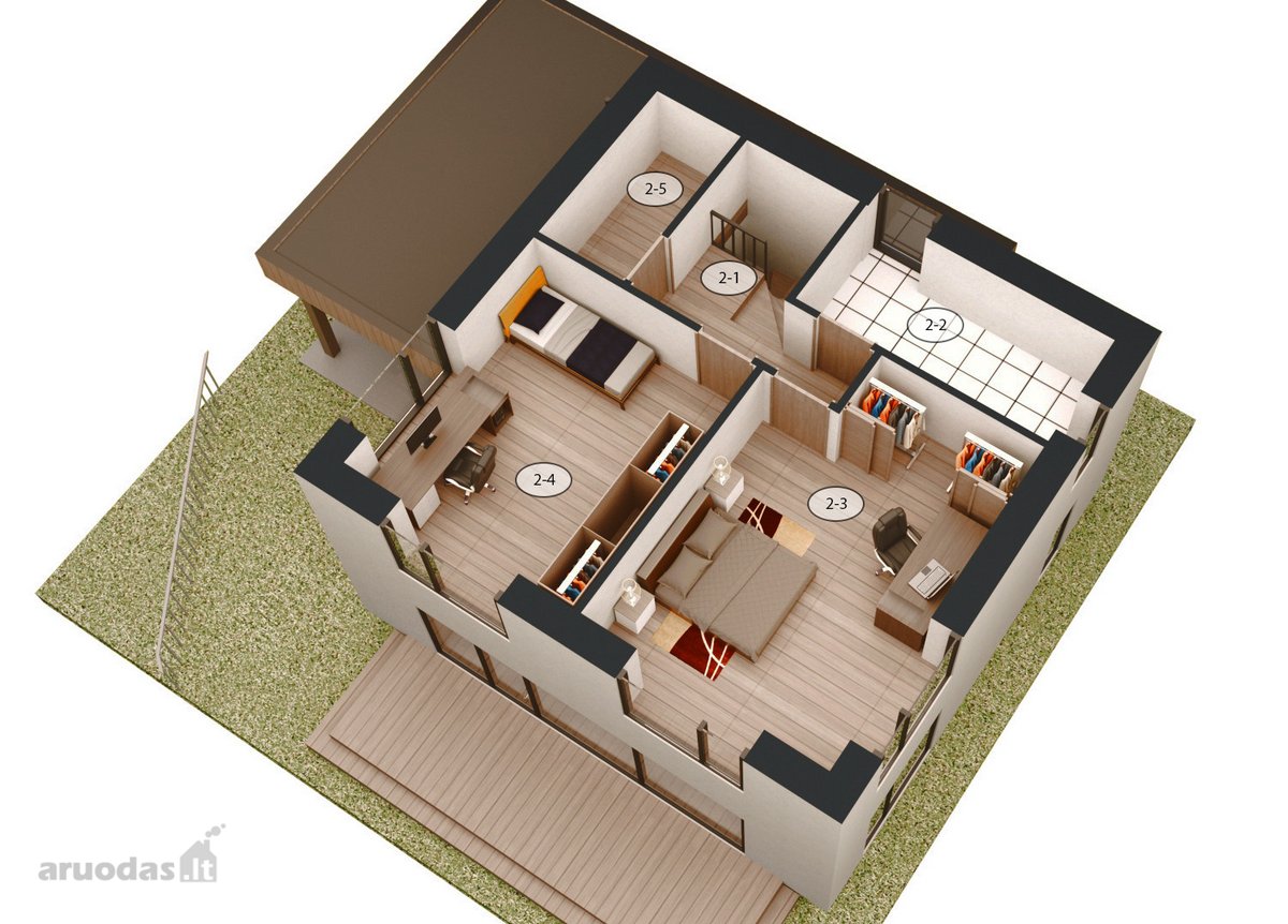 Parduodamas Sklypas Su Projektu Ir Statybos - nuotraukos Nr. 7
