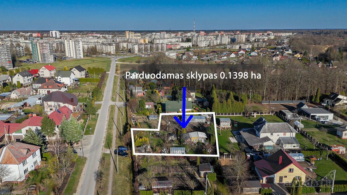 Parduodamas 13,98 Arų Sklypas Mažeikių M.