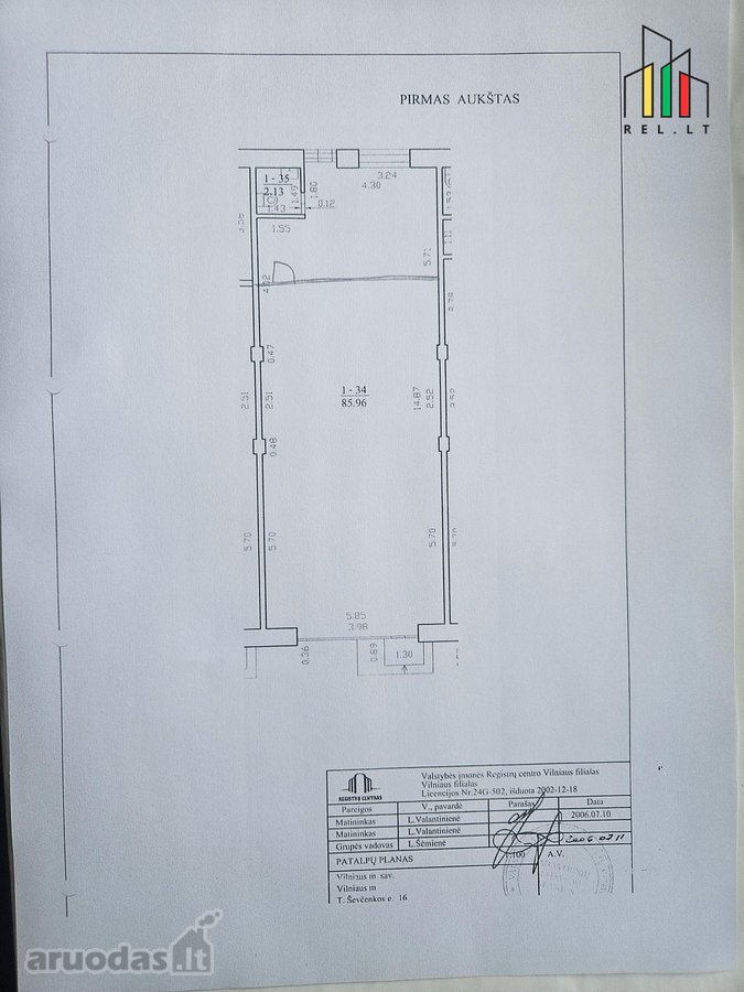 Nuomojamos 88 m2 patalpa. - nuotraukos Nr. 3