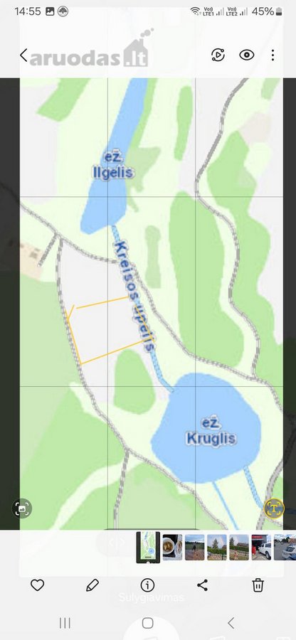 Tarp dviejų ežerų parduodamas 1,285ha sklypas - nuotraukos Nr. 13