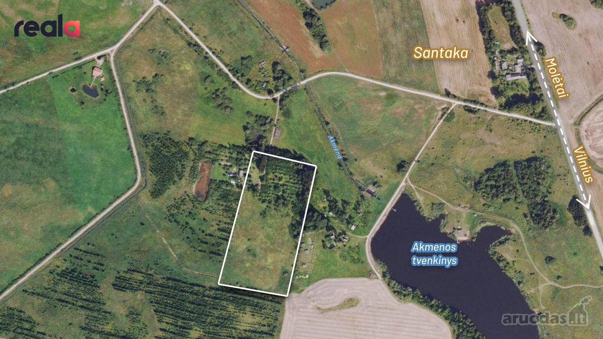 Parduodame daugiau kaip 4 ha sklypą Santakoje - nuotraukos Nr. 10
