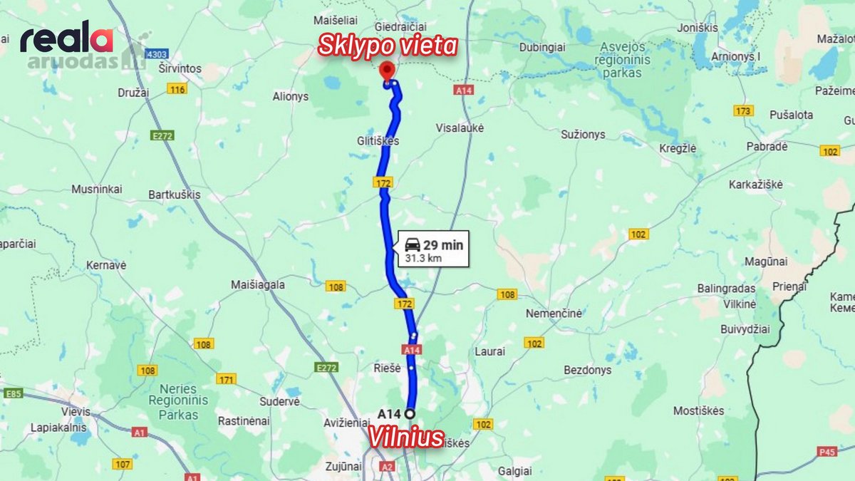Parduodame daugiau kaip 4 ha sklypą Santakoje - nuotraukos Nr. 13