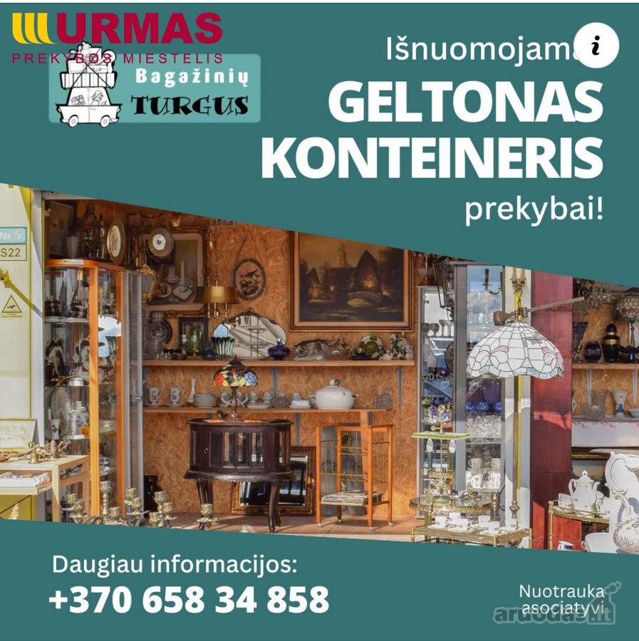 Prekybos vietos nuoma Urmo Bagažinių turguje - nuotraukos Nr. 10