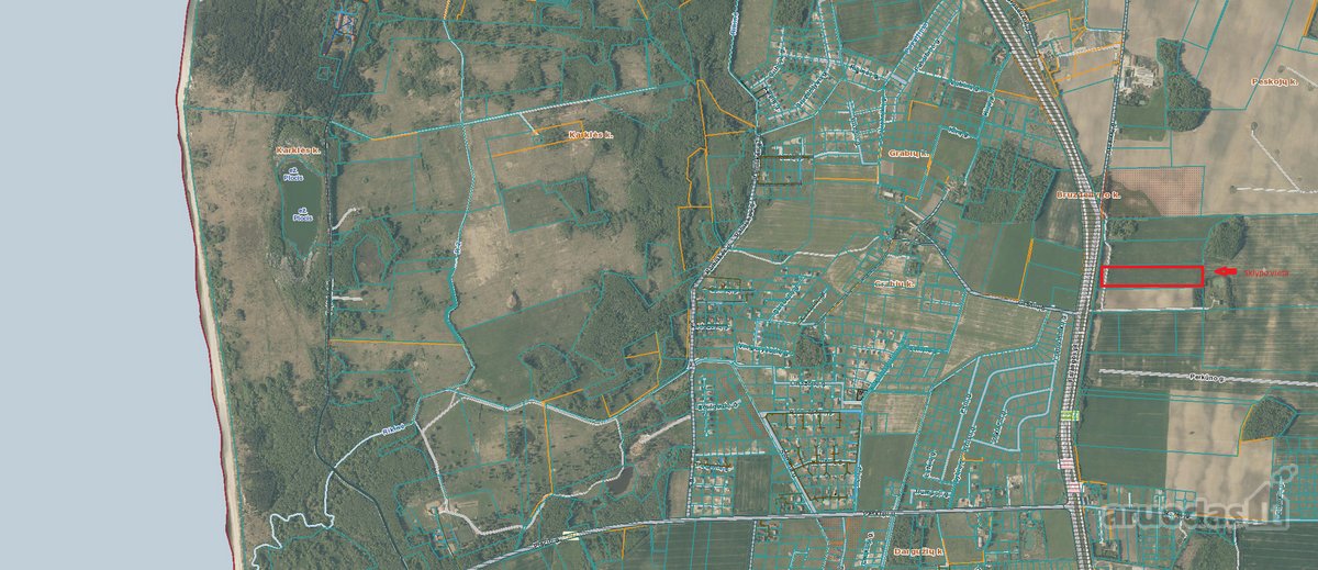 Parduodamas 4,99ha žemės sklypas kuris
