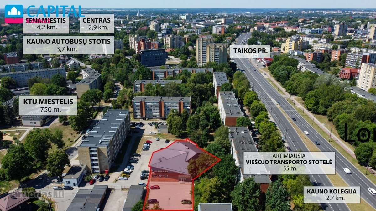 Parduodamas Investicinis Objektas Taikos Pr.,