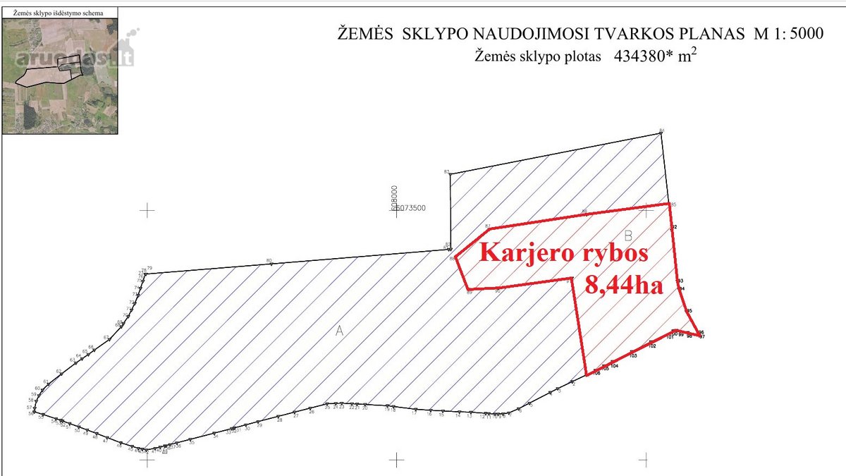 Parduodamas Karjeras Su 1240 tūks.m3 Žvyro - nuotraukos Nr. 5
