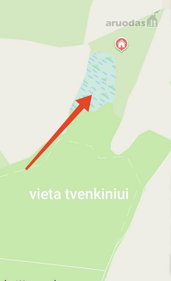 30 arų namų valdos sklypas, bendras 2,51 ha ploto - nuotraukos Nr. 8