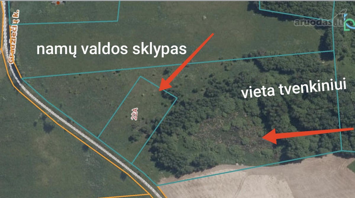 30 arų namų valdos sklypas, bendras 2,51 ha ploto - nuotraukos Nr. 11