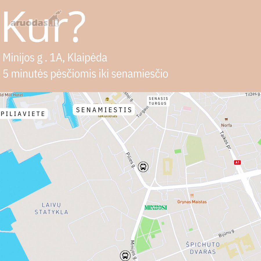 Parduodamas Kabinetas 18,16 M2 „Minijos 1 - nuotraukos Nr. 7
