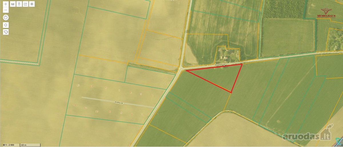 ? Erdvus 66 arų sklypas Peskojuose – vieta - nuotraukos Nr. 3