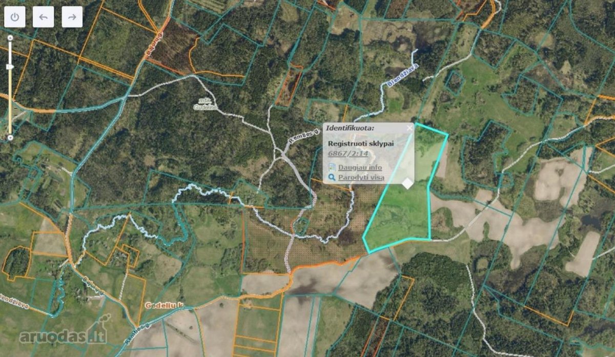 Parduodamas žemės ūkio paskirties sklypas