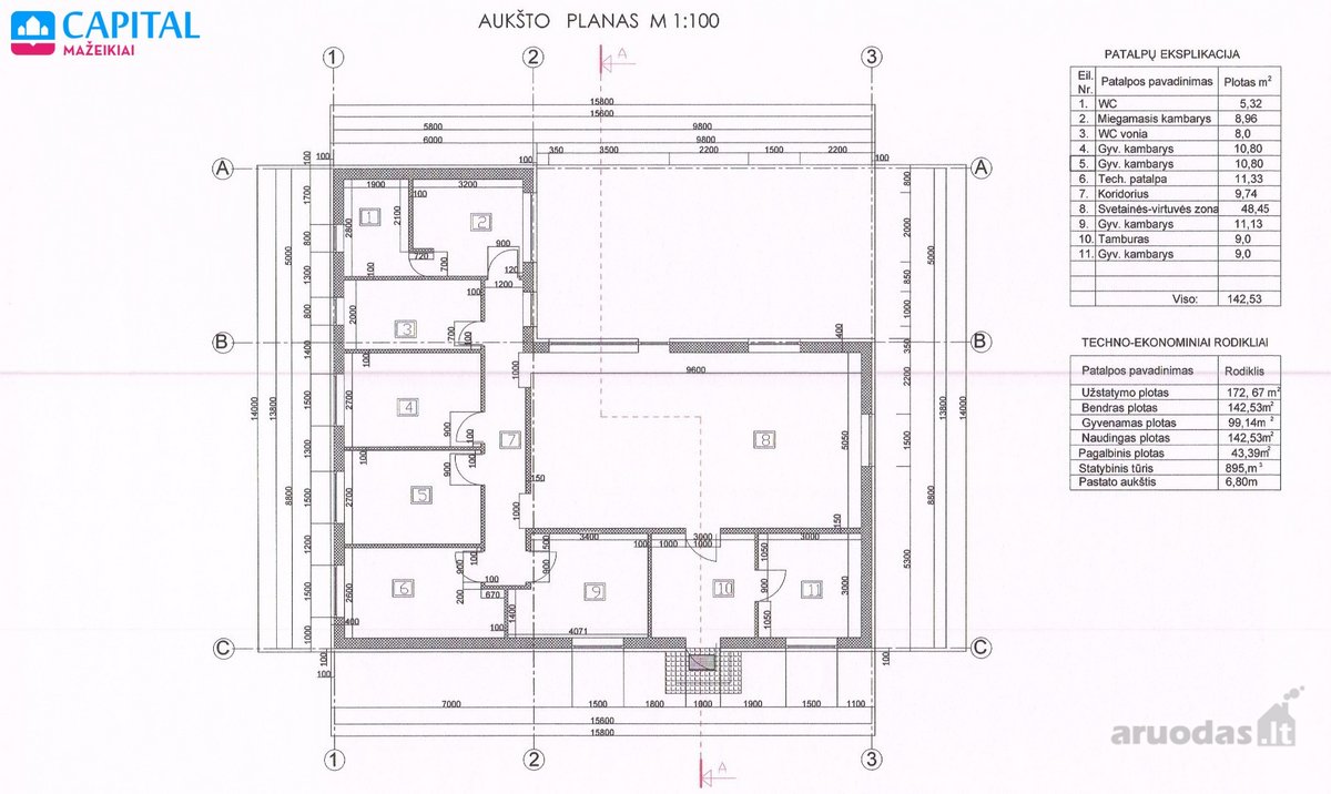 Parduodamas Sklypas Su Namo Projektu, - nuotraukos Nr. 9
