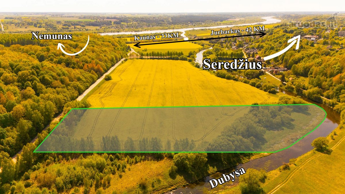 Parduodamas išskirtinis 3.3ha žemės sklypas