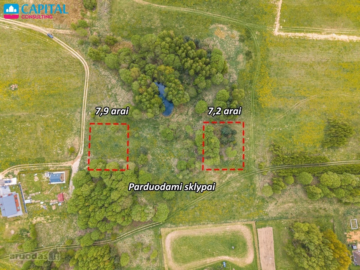 Parduodami du namų valdos žemės sklypai - nuotraukos Nr. 2