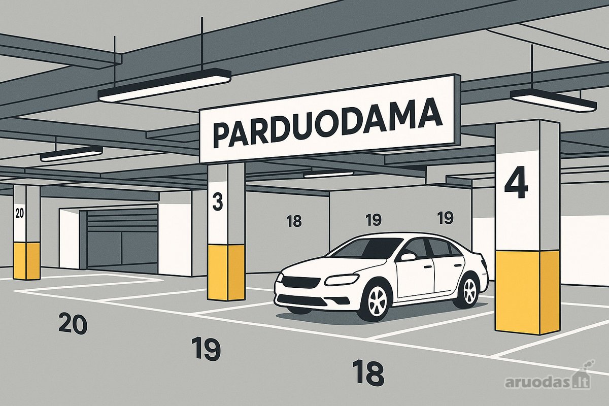 Požeminė parkavimo vieta Hanner naujų namų