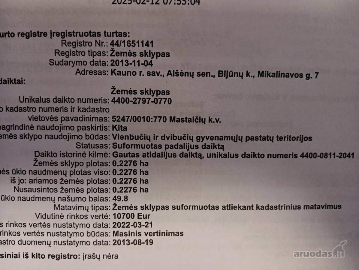 Kauno r. sav., Bijūnų k.
