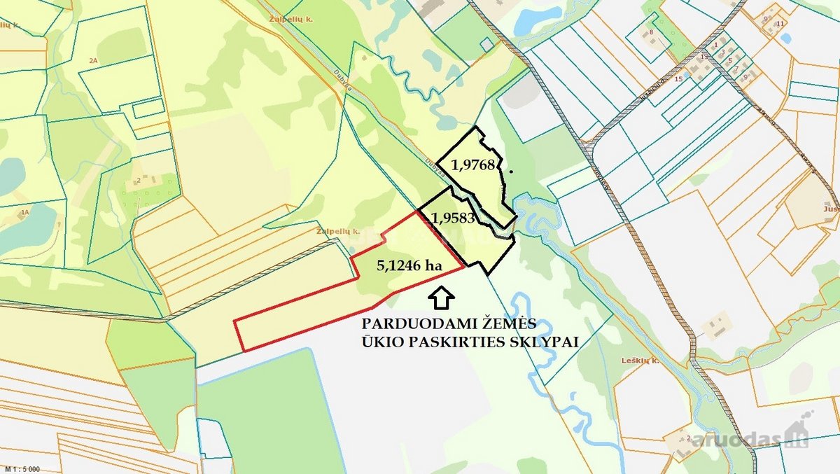 Parduodami Trys Žemės Ūkio Paskirties Sklypai - nuotraukos Nr. 2