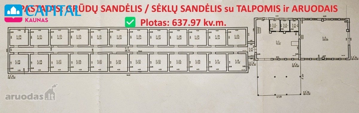 Parduodamos Gamybinės Patalpos Prienų Rajone. - nuotraukos Nr. 17