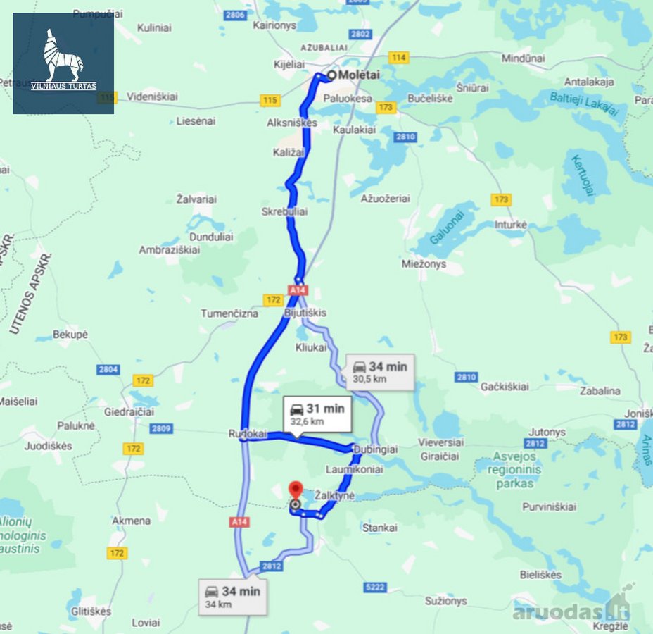 Parduodamas 5,0355 Ha Sklypas Su 3 Prūdais – - nuotraukos Nr. 19