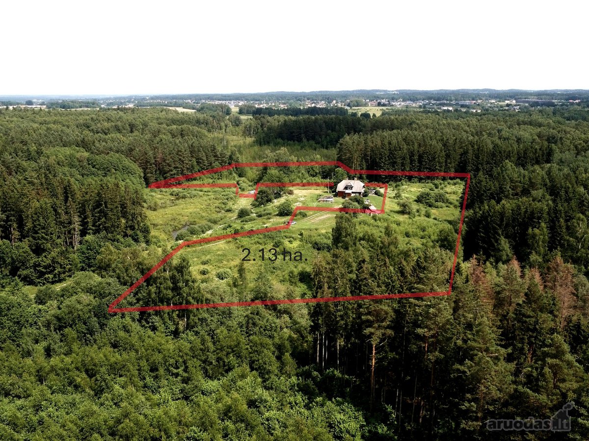 Parduodama 2.13 ha. ploto žemės sklypo dalis